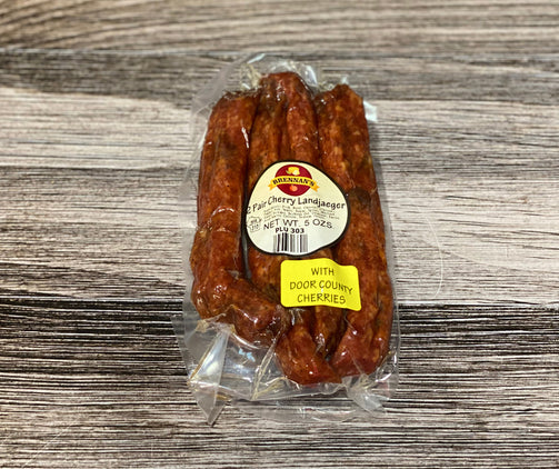 Brennan's Door County Cherry Landjaeger 2-Pair - Brennans Market
