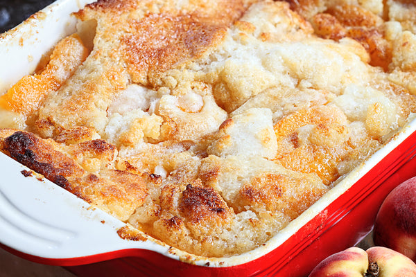 The Best Peach Cobbler