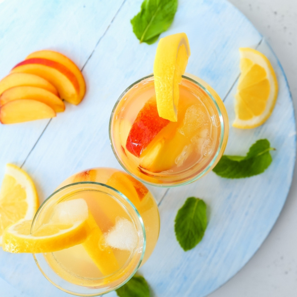 Chin Drippin' Peach Lemonade
