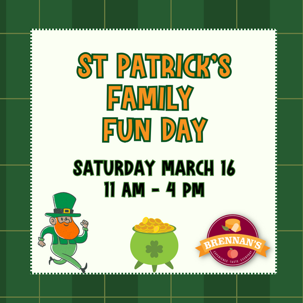 St Patrick's Day Family Fun Day Saturday March 16!