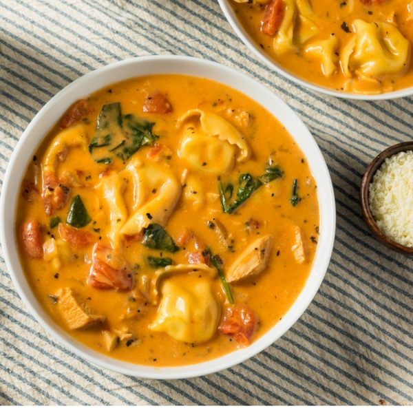Butternut Squash and Sausage Tortellini Soup