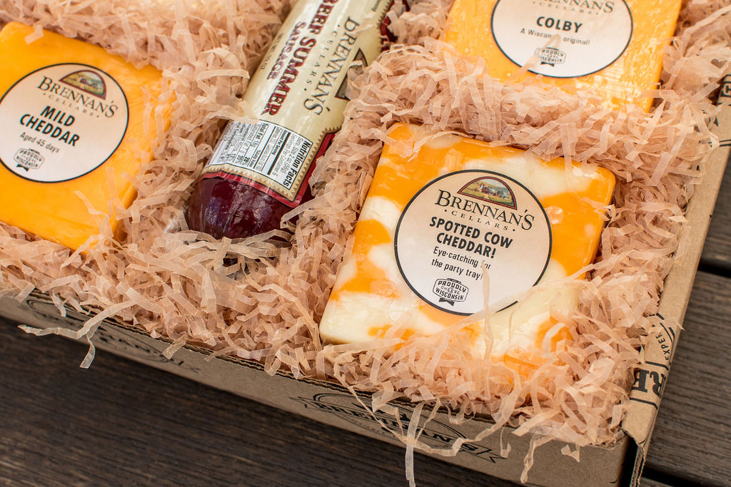 Wisconsin Cheese & Sausage gift boxes, Party platters