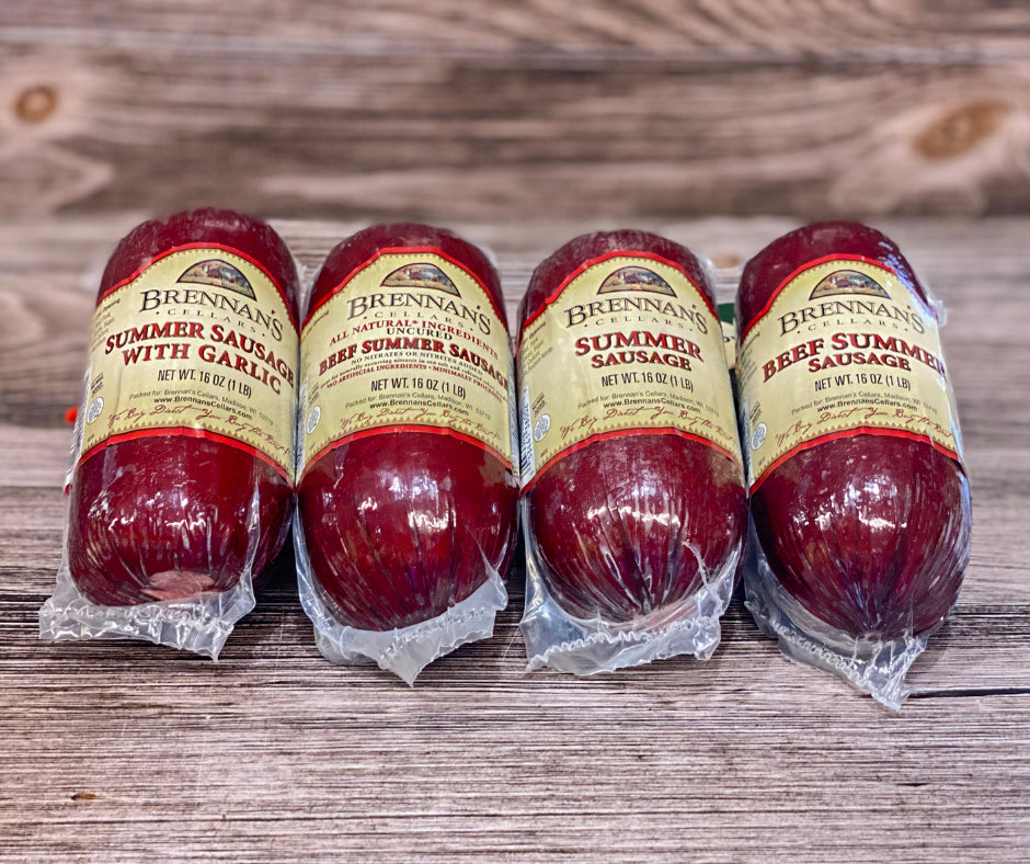 Hickory Farms Beef Summer Sausage 10 Ounce (Pack of 4)