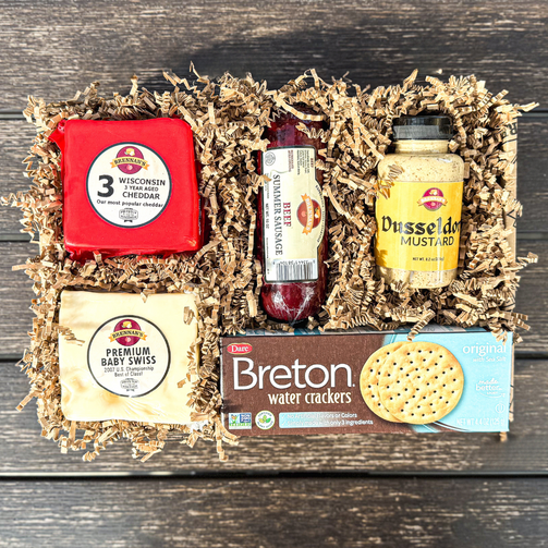 Cheese Gift Box #3- Wisconsin Sampler